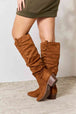  Block Heel Knee High Boots Trendsi