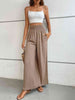 Wide Waistband Relax Fit Long Pants Bazaarbey