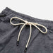 Drawstring Waist Three-Piece Shorts Set Trendsi
