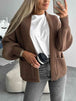 Open Front Dropped Shoulder Cardigan Bazaarbey