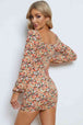 Floral Long-Sleeve Bodycon Dress -BazaarBey - www.shopbazaarbey.com