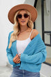 V-Neck Button Down Cardigan Trendsi