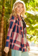 Plaid Open Front Cardigan Trendsi