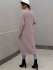 Waffle Knit  Duster Cardigan With Pockets Trendsi