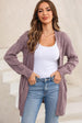 Cable-Knit Dropped Shoulder Cardigan Bazaarbey