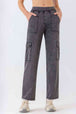 Buttoned Pocketed Long Jeans Trendsi