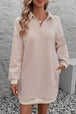  Dropped Shoulder Dress -BazaarBey - www.shopbazaarbey.com