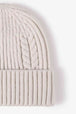 Cable-Knit Cuff Beanie Trendsi