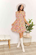  Smocked Sweetheart Neck Flounce Sleeve Mini Dress -BazaarBey - www.shopbazaarbey.com