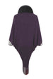 Striped Fringe Detail Long Sleeve Poncho Bazaarbey