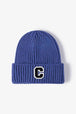 Letter C Patch Cuffed Beanie Trendsi