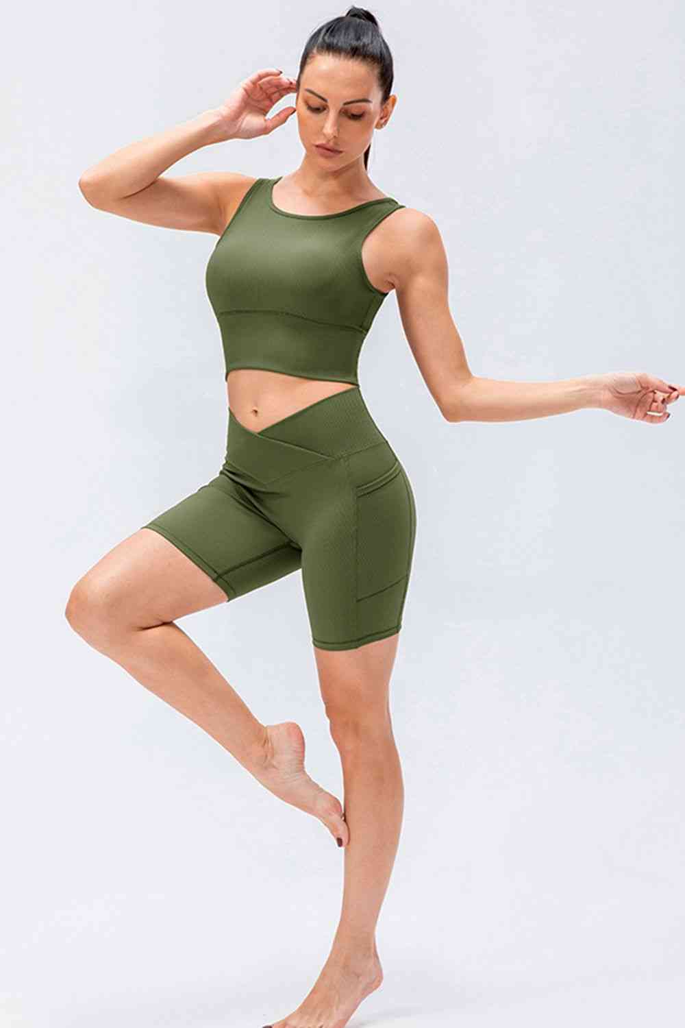 Slim Fit V-Waistband Sports Shorts Bazaarbey