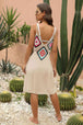 Sleeveless Embroidery Dress -BazaarBey - www.shopbazaarbey.com