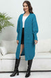 Open Front Dropped Shoulder Cardigan Trendsi