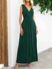  Neck Sleeveless Maxi Dress -BazaarBey - www.shopbazaarbey.com