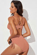 Tied  Plunge One-Piece Swimsuit Trendsi