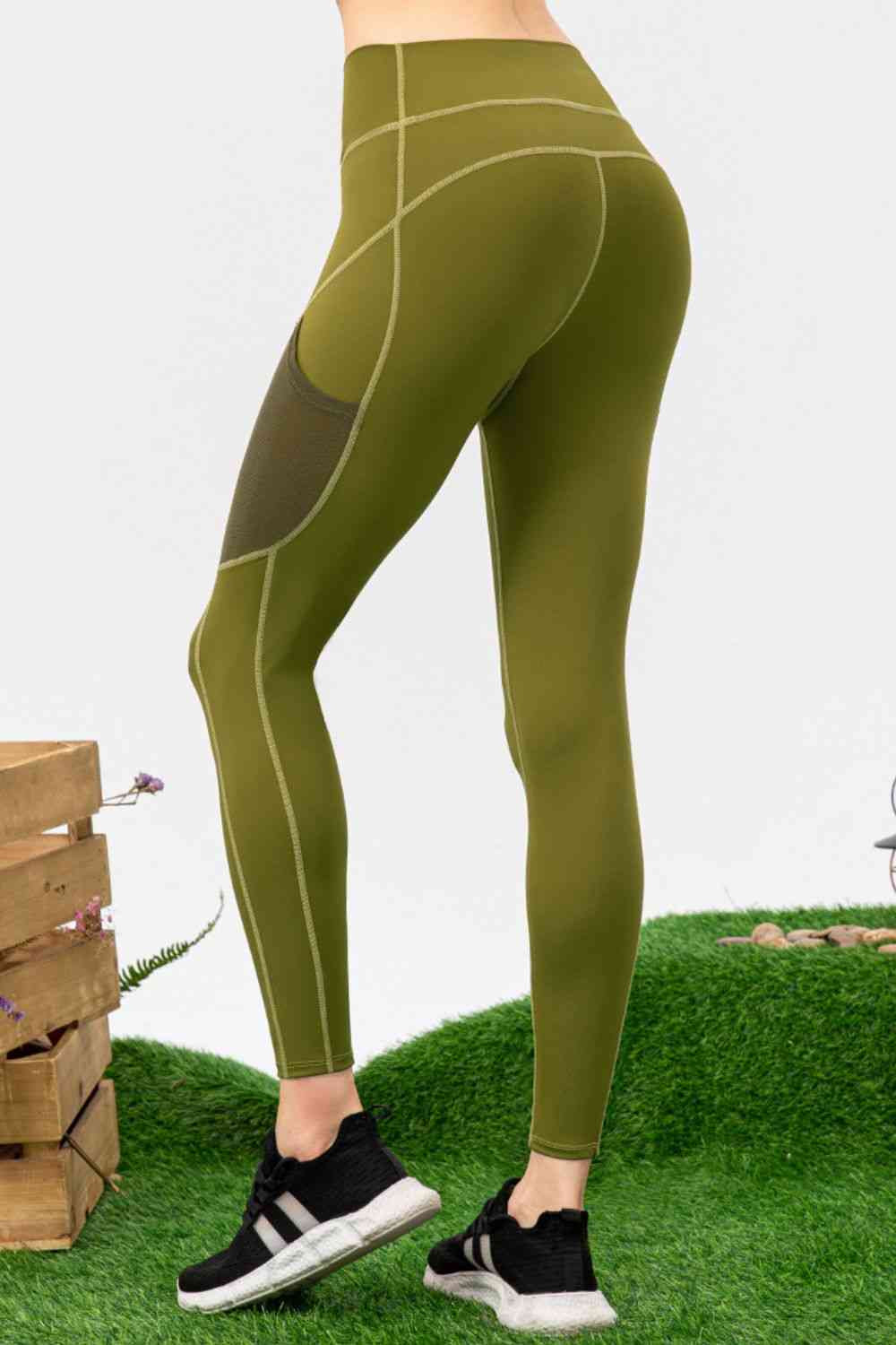 High Waist Slim Fit Long Sports Pants Bazaarbey