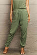 Tie Waist Long Pants with Pocket Bazaarbey