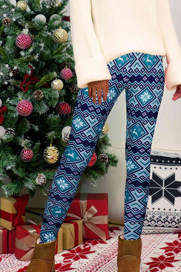Full Size Geometric Leggings Bazaarbey