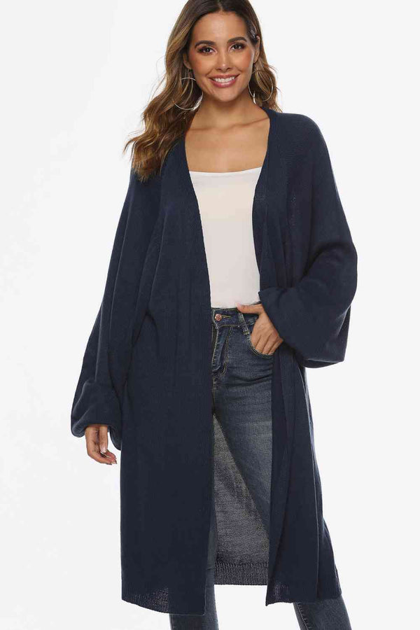Long Sleeve  Cardigan Trendsi