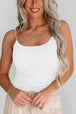 Ribbed Scoop Neck Cami Bazaarbey