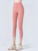 Wide Waistband Cropped Sports Leggings Bazaarbey