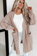 Cable-Knit Dropped Shoulder Cardigan Bazaarbey
