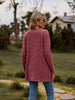Ribbed Button-Up Cardigan with Pockets Trendsi