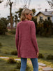 Ribbed Button-Up Cardigan with Pockets Trendsi