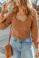 Scoop Neck Long Sleeve Top Trendsi