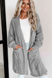 Cable-Knit Dropped Shoulder Cardigan Bazaarbey