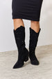  Rhinestone Knee High Cowboy Boots Trendsi