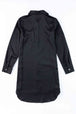 Sequin Button Front High-Low Shirt Dress -BazaarBey - www.shopbazaarbey.com