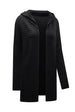 Open Front Longline Hooded Cardigan Bazaarbey
