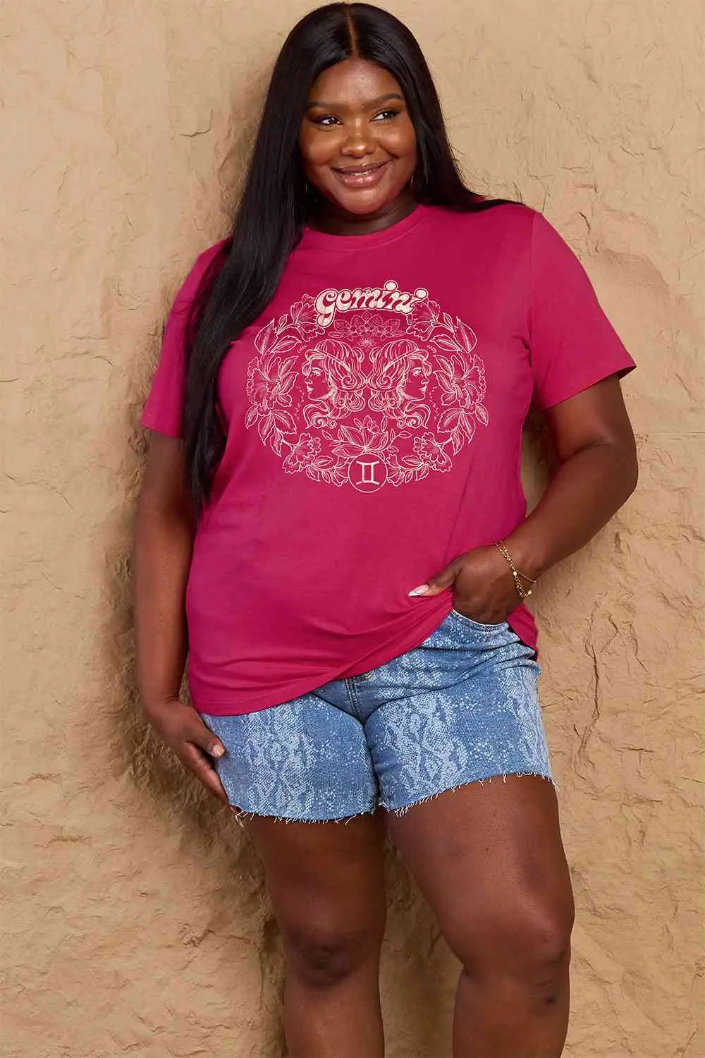  Full Size GEMINI Graphic T-Shirt Bazaarbey