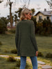 Ribbed Button-Up Cardigan with Pockets Trendsi