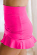 Ruffle Hem Swim Skort Bazaarbey