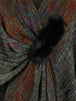 Heathered Fringe Hem Poncho Bazaarbey