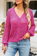 BazaarBey Openwork V-Neck Cardigan Bazaarbey