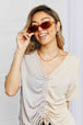 Oval Full Rim Sunglasses Trendsi