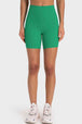 Staying Cozy Wide Waistband Biker Shorts Trendsi