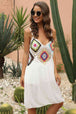  Sleeveless Embroidery Dress -BazaarBey - www.shopbazaarbey.com