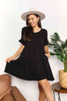  V-Neck Flounce Sleeve Tiered Dress -BazaarBey - www.shopbazaarbey.com