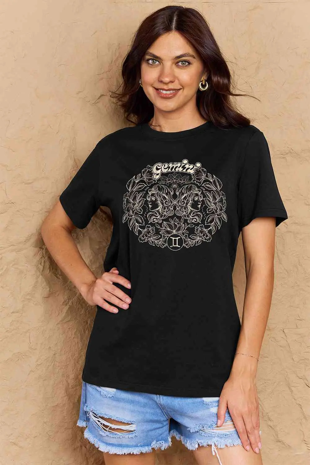 Full Size GEMINI Graphic T-Shirt Bazaarbey