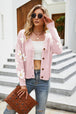 Flower Pattern Button Front Cardigan Bazaarbey