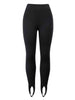 Ribbed Mid Waist Leggings Bazaarbey