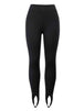 Ribbed Mid Waist Leggings Bazaarbey