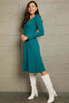  Full Size Chevron Upper Bodycon Midi Dress -BazaarBey - www.shopbazaarbey.com