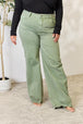   Raw Hem Wide-Leg Jeans Trendsi