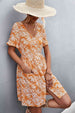 Printed Button down Pocketed Dress -BazaarBey - www.shopbazaarbey.com